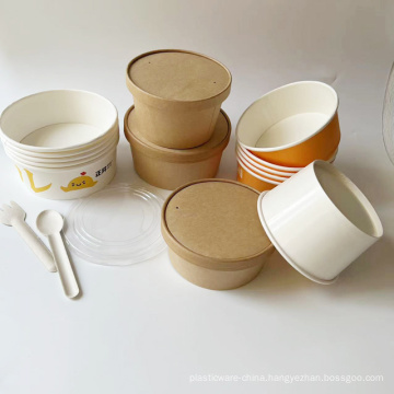 Biodegradable Paper Bowl With Lid Paper Bowls